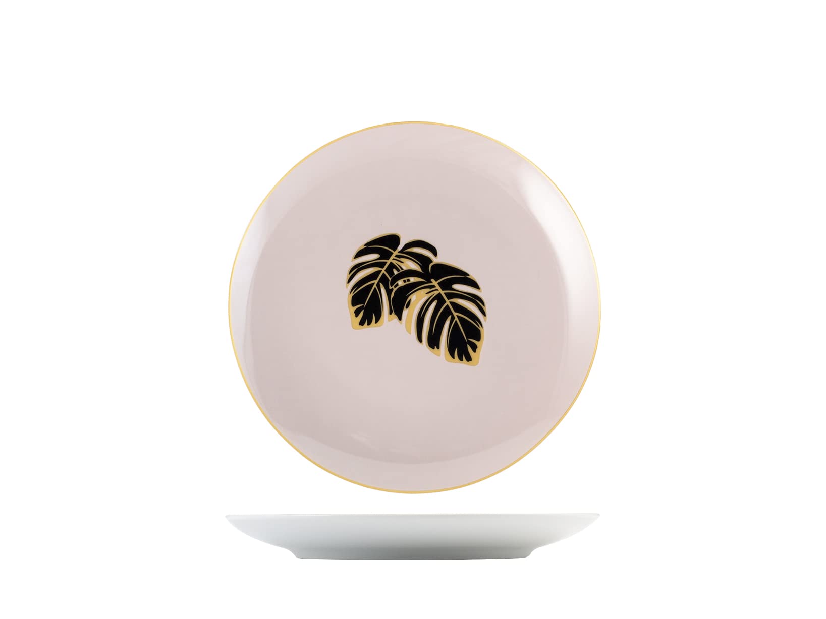 Zestaw 6 dań owoców botanicznych zima nowa porcelana kostna cm21