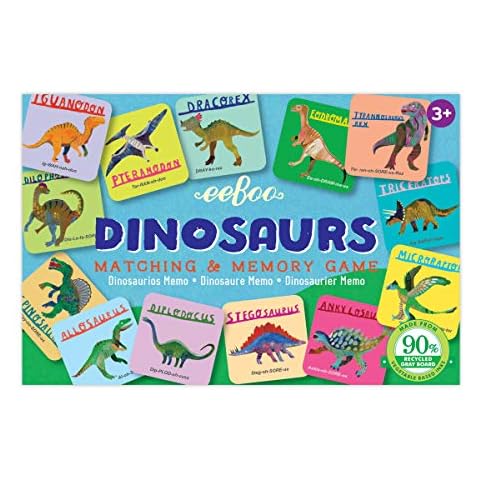 eeBoo Dinosaurs Little Memory and Matching Game, 3 years Cover
