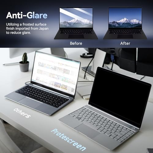 Image of 13.3 Inch Laptop Privacy Screen Compatible with Lenovo Hp Dell Acer Asus Thinkpad Envy Xps, 16:10 Aspect Removable Anti Glare Blue Light Filter Protector,13 in Computer Monitor Privacy Shield