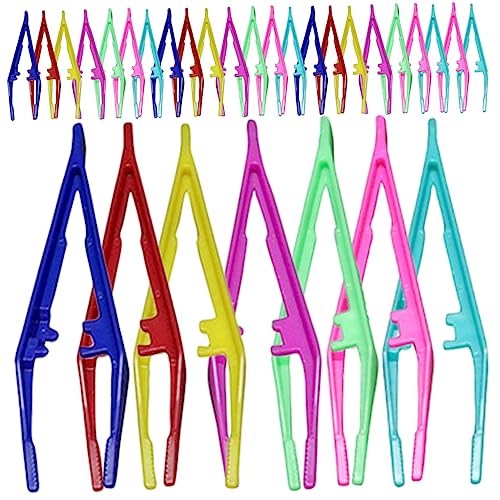 VICASKY Pp Material Eyebrow Tweezers 30pcs Kit Women's Brow Grooming Tool Comfortable to Hold