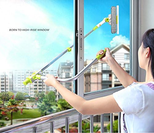 Hot Upgraded Telescopic High-rise Window Cleaning Glass Cleaner Brush For Washing Window Dust Brush Clean Windows Hobot