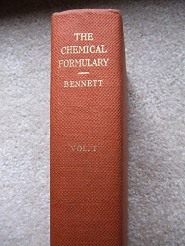 The chemical formulary: A condensed collection ... B0008D4CZI Book Cover