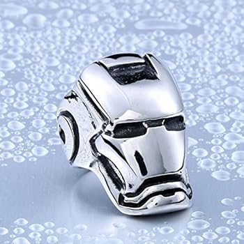 アイアンマンデザイン S925リング 17号