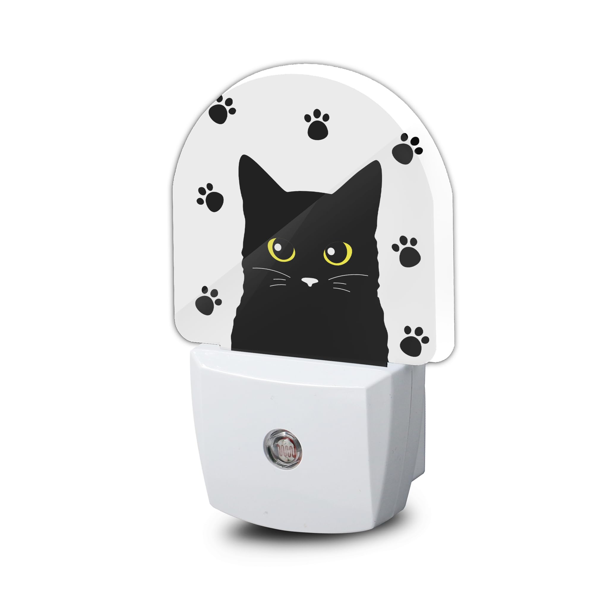 ZTHLL Black Cat Night Light, Night Light Plug into Wall with Dusk to Dawn Sensor, LED Lamp Energy Saving Lights for Men Women Boys Girls,Lamp for Bedroom Bathroom Hallway