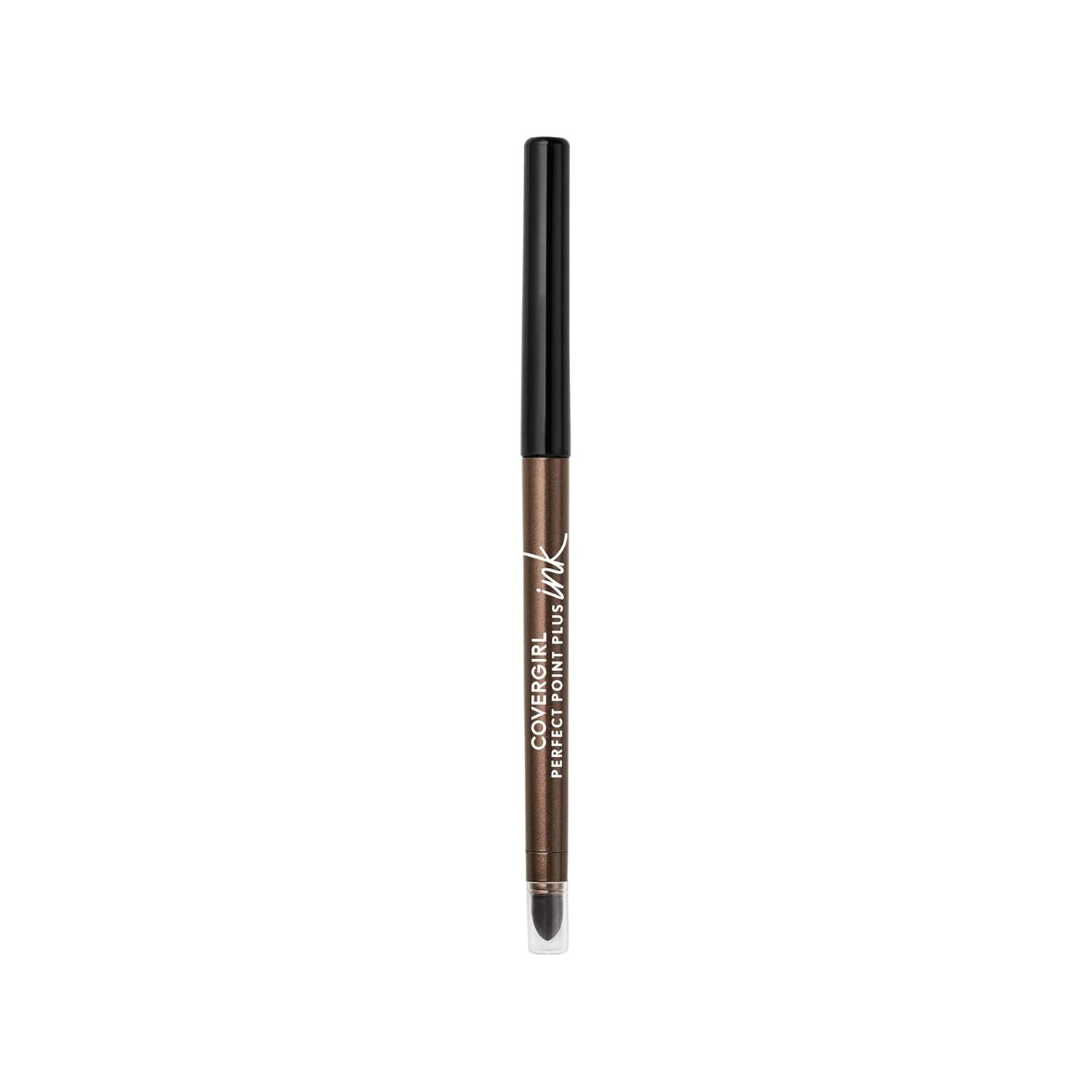 COVERGIRL Perfect Point Plus Ink Gel Eye Pencil, Pigmented, Long-Wearing, Vegan Formula, Bronze Glow 285, 0.01oz