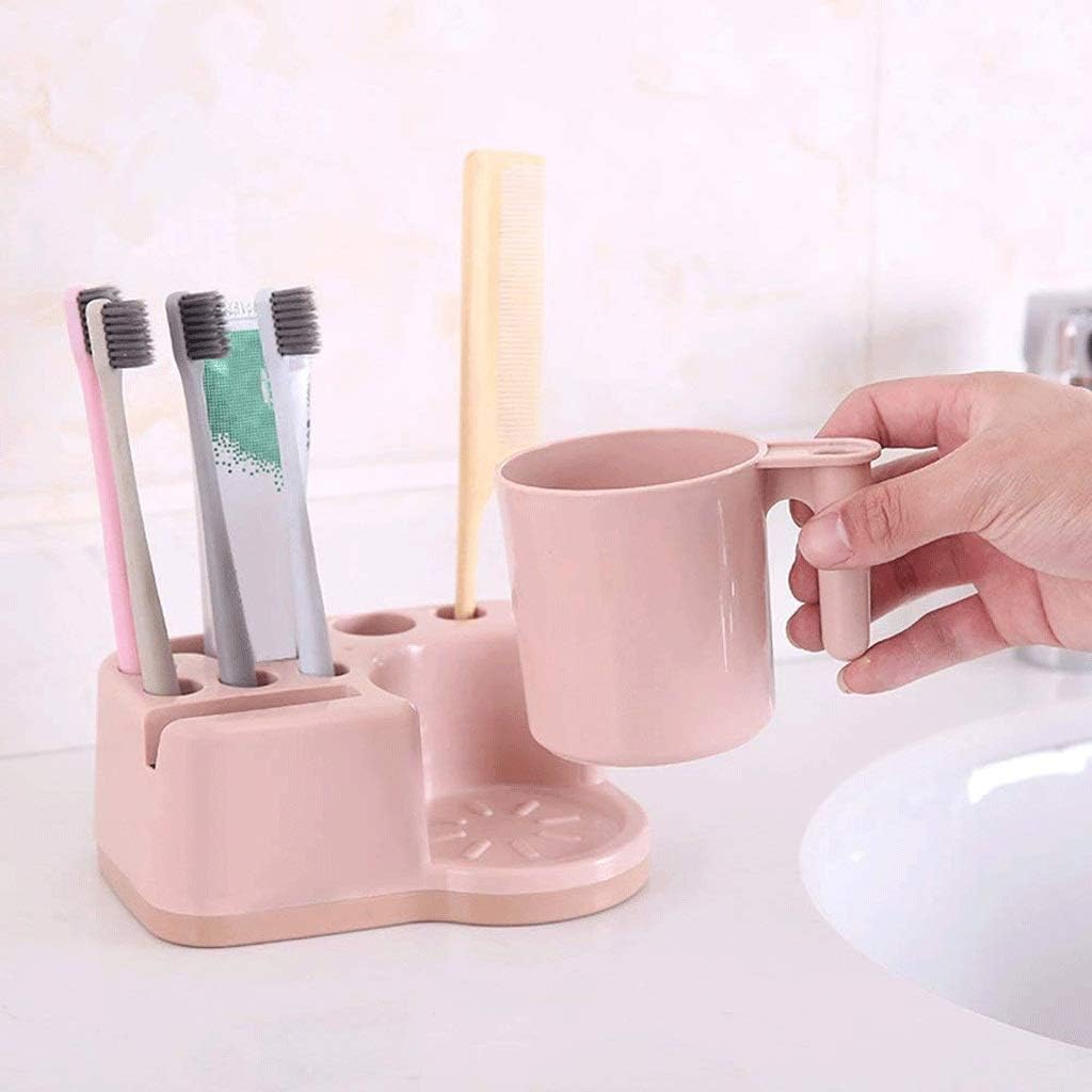 Toothbrush Cup Holder，Toothbrush Racks Home Wash Mouth Brush Couple Teeth Set Tooth(Black-JoJo's Bizarre Adventure1)