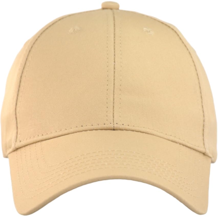 Image of TSSGBL Classic Plain Baseball Cap, Small /M-L /XL-3XL Big Head Fit, Unisex Adjustable Cotton Structured Golf Dad Hat