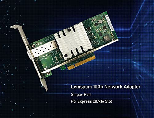 Tarjeta de red 10Gb SFP+ PCIe Intel X520-DA1 para servidor Linux y Windows 3