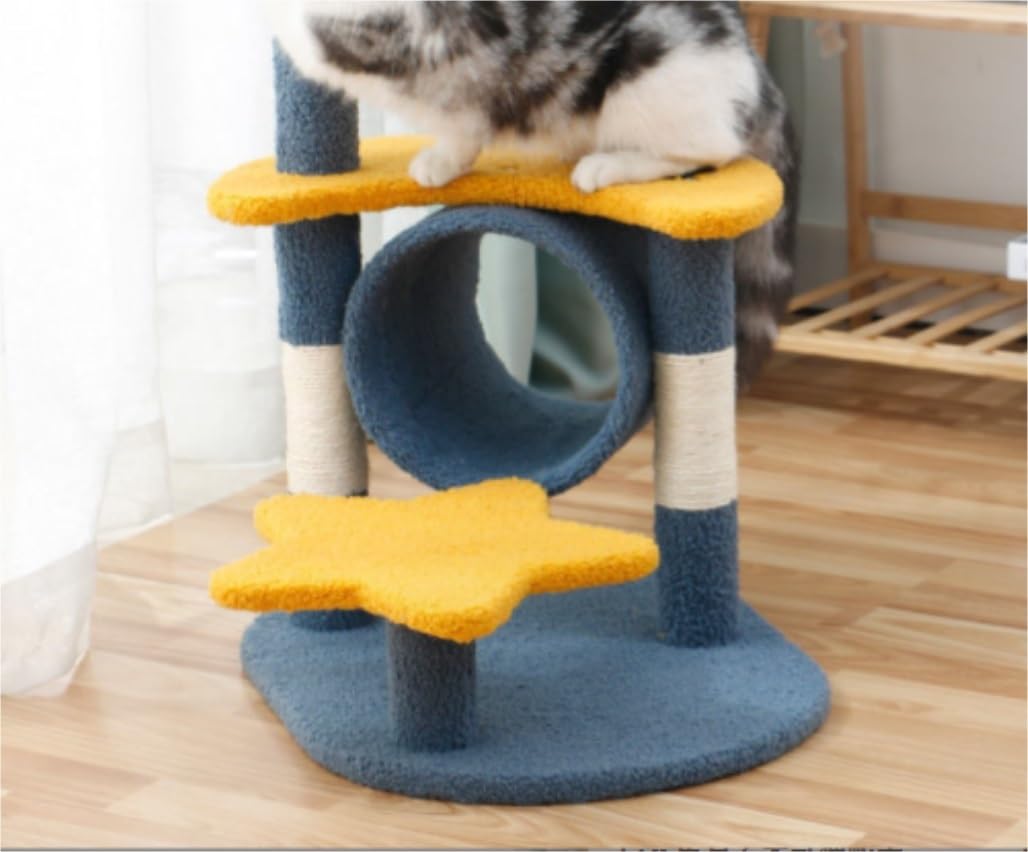 Albero Tiragraffi Per Gatti Piattaforma Di Riposo Piccolo Tiragraffi Per Interni Con Torre Per Gatti In Condominio Naturale