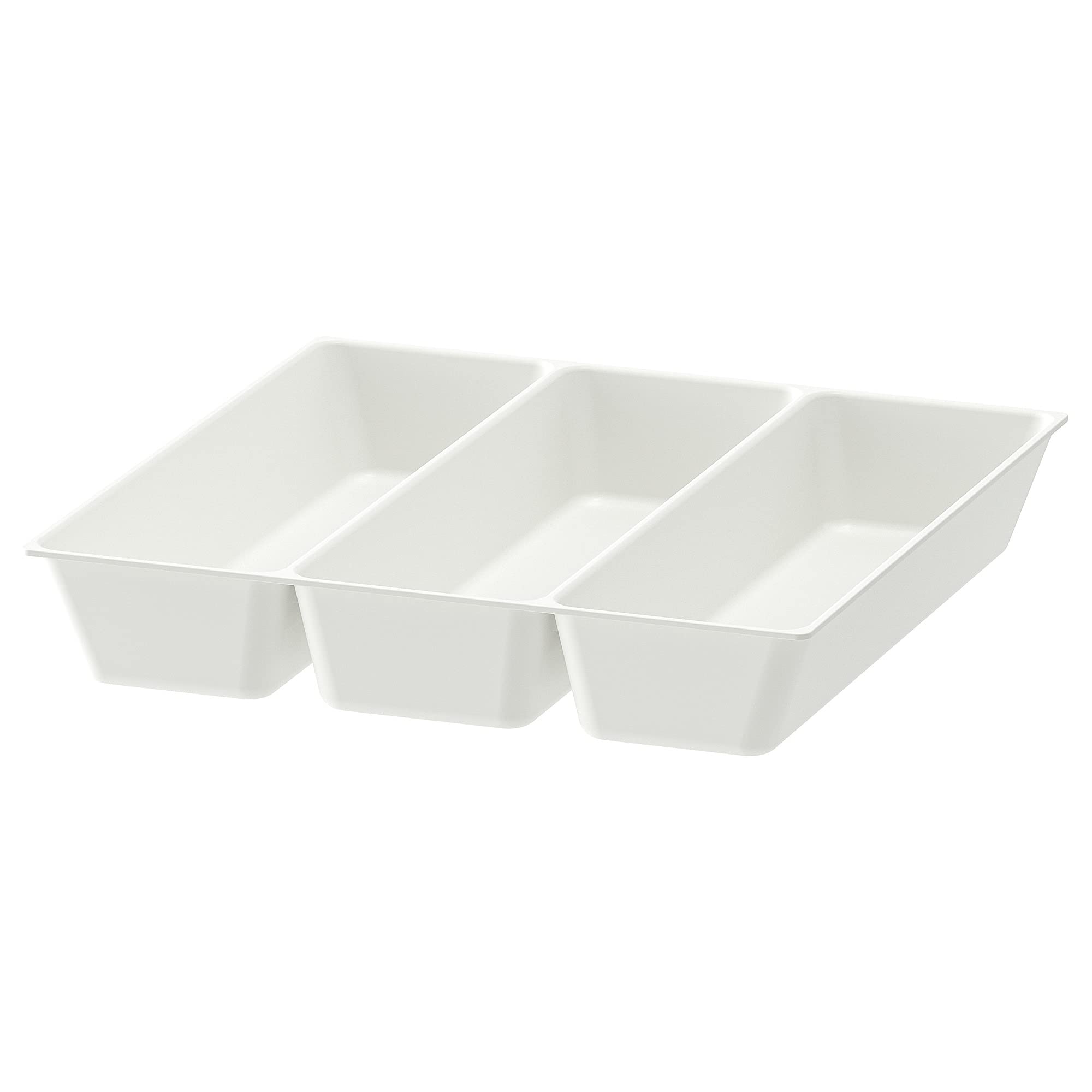 Range-couverts blanc UPPDATERA 32x31 cm pour l'organisation efficace des tiroirs de cuisine