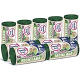 El pack tiene 135 bolsas de basura de 45x50 cm de 20 Litros para cubos de cocina.