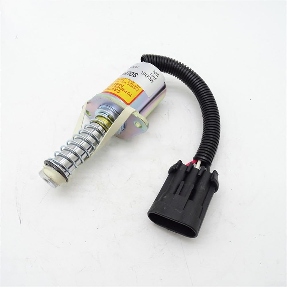 Électrovanne 7136559 - Solénoïde d'arrêt 12 V - Pour chargeur compact Bobcat S550 S160 S130 S750