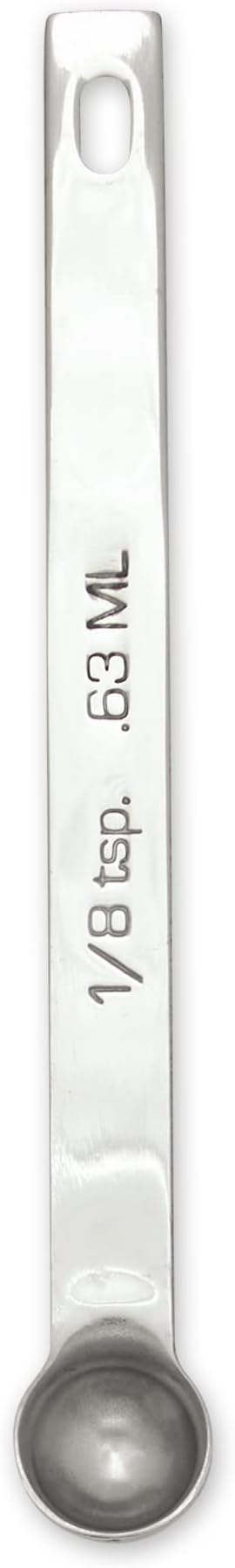 Endurance Kitchen Collection Open Stock Measuring Spoon, Stainless Steel, Dishwasher Safe, 1/8-Teaspoon