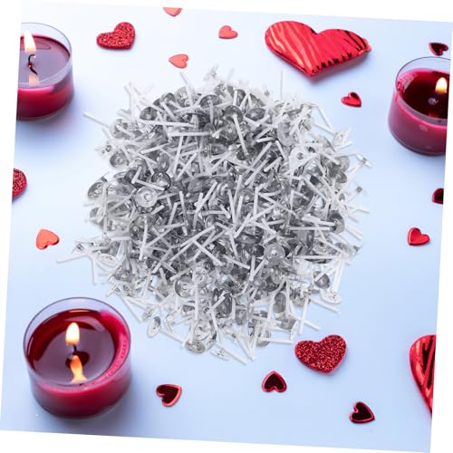 Pabilos para velas con base 500 piezas NUOBESTY miniatura 5