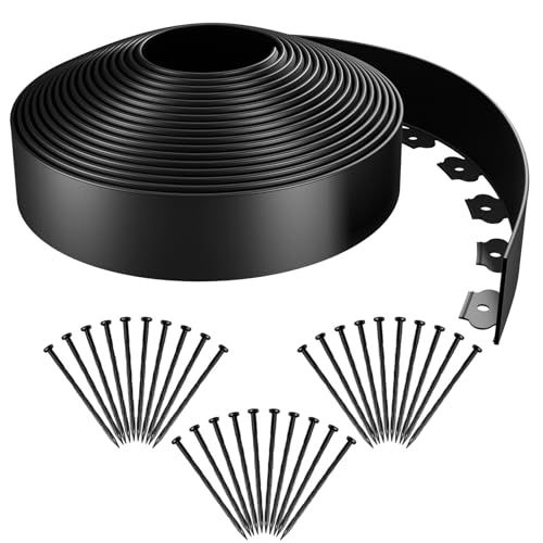 AGTEK Garden Edging 49FT Landscape Edging Kit 3 Inch...