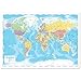 Hambli World Map For Wall – 37” x 26” Large Map of the World Poster - World Map Wall Art For Classroom, Kids & Travel