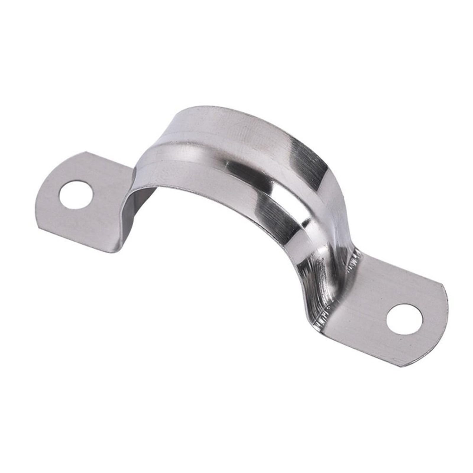 U Shape Pipe Clamp 10Pcs Throat Hoop Horseback Hose Clamp Plumbing Tightening Fastening Buckles Riding Clip M5-M100 5mm-100mm 304 Stainless Steel(M5)