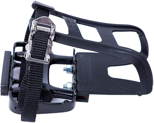 Miniatura 6 de Pedal de bicicleta de montaña, pedal de bicicleta de aleación de aluminio adecuado para BMX MTB 9/16 "con clip para el dedo, adecuado para