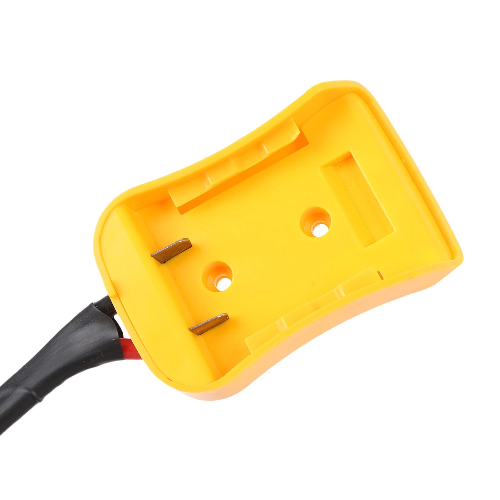 Qqmora Cables de Puente con Adaptador, Abrazaderas de Cable de Arranque de Batería de 8 AWG de 6 Pies para Baterías de 20 V, Automóviles, Camiones, SUV, Motocicletas, Alambre Reta