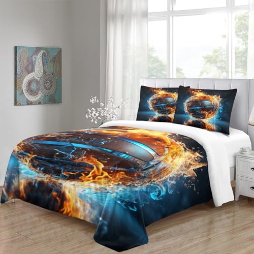 Parure lit basketball 3D pour en finir avec le linge de lit terne et fragile - 5