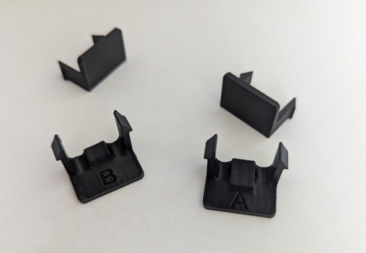 Kennzeichen/Nummernschild Clip 4x für Thule EuroWay, EasyFold, Velo-Compact/-Spa