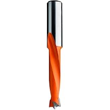 CMT 311.047.12 Two Flute Dowel Drill, 3/16-Inch Diameter, 10x30mm Shank, Left-Hand Rotation