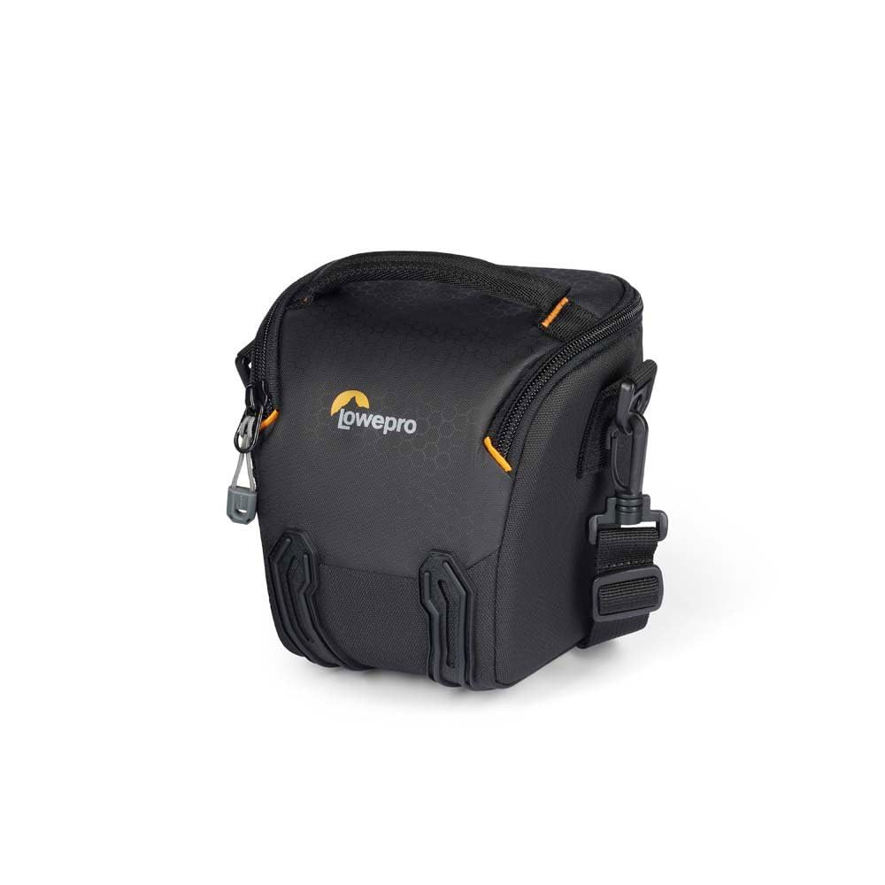 Lowepro Adventura TLZ 20 III, Camera Shoulder Bag with Adjustable/​Removable Shoulder Strap, Bag for Mirrorless Camera, Compatible with Fujifilm Xt200, Canon M50 MII, EOS R10, Nikon Z50, Black