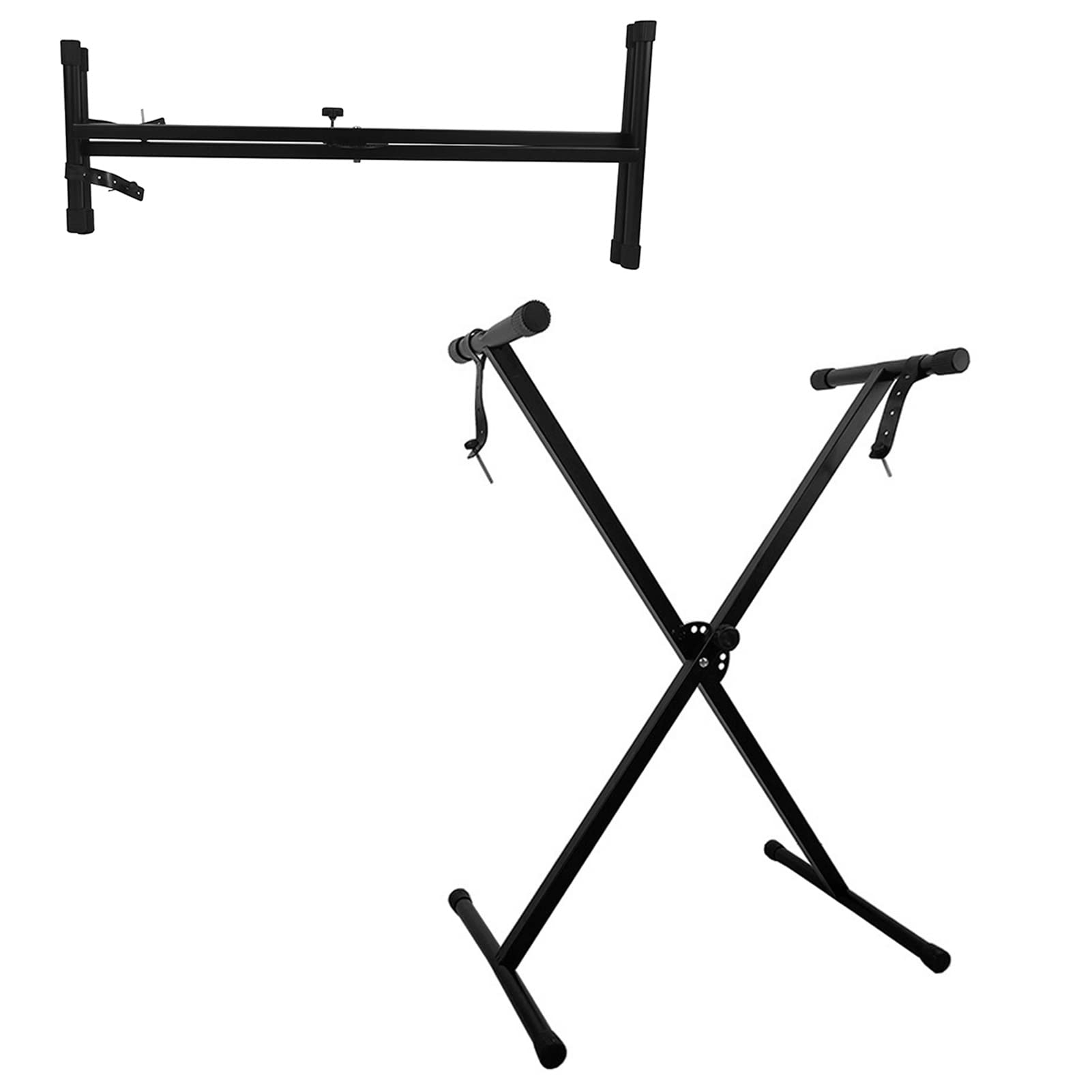 VGEBY Supporto per Tastiera a Forma di X, Regolabile a 7 Livelli for Pianoforte, Zither, Tela da Pittura