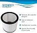 HQRP 2-Pack Standard Cartridge Filter Replacement for Shop-Vac 90304 90350 90333 Washable H12 0.3 Micron Pleated for Wet Dry Vacuum, 5 Gallon+
