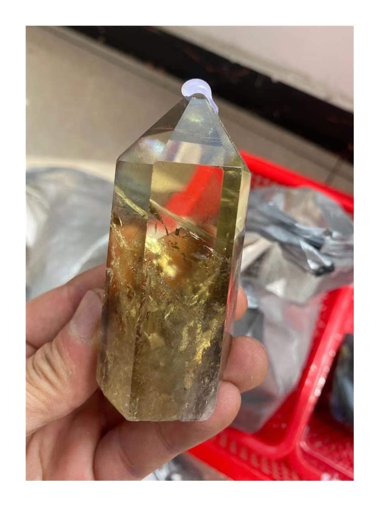 Amazon.co.jp: 1 ピース 60 グラムの美しい天然シトリン タワー