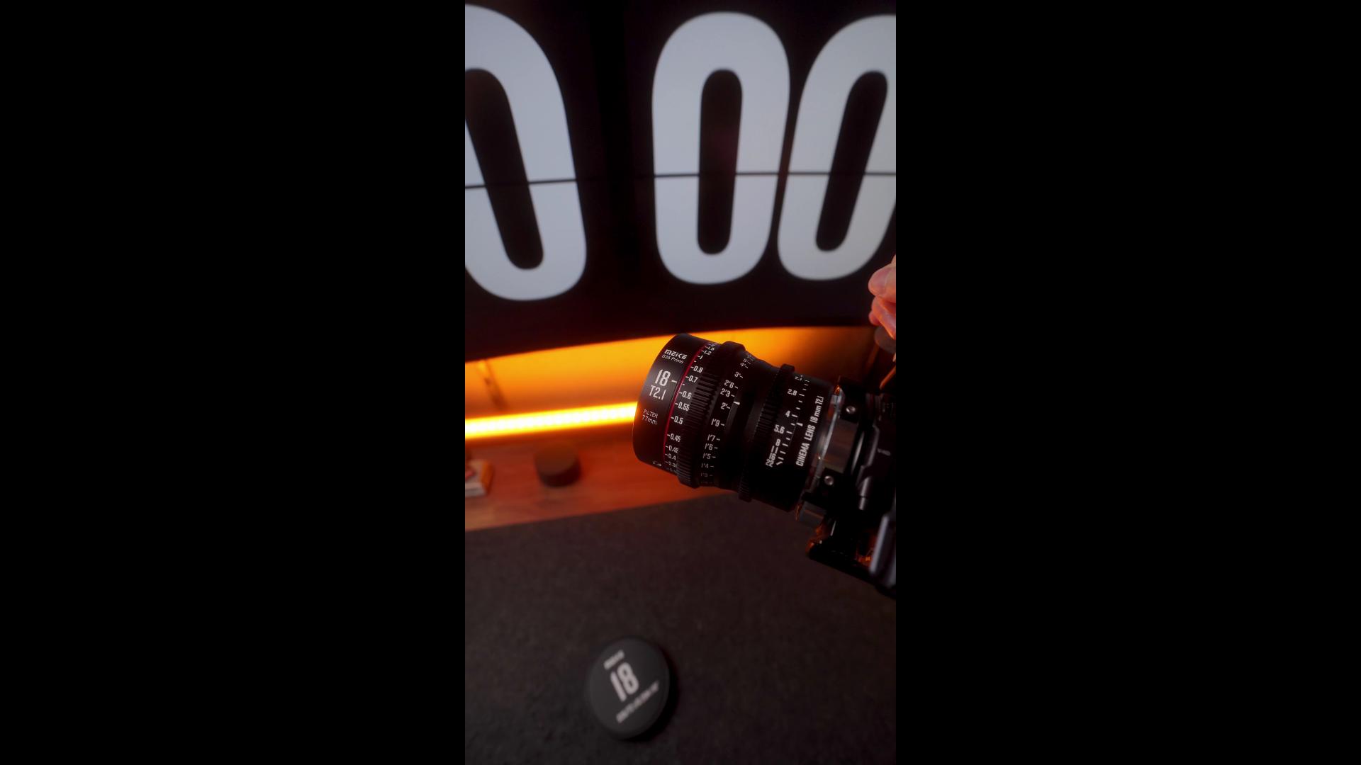 Obiettivo Cine 18mm T2.1 Per Fotocamere Super 35 - Attacco EF, Manual Focus