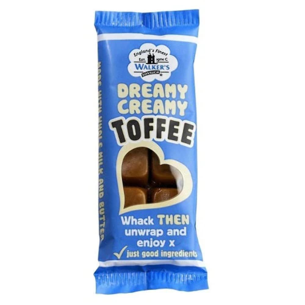 Walkers Original Creamy Toffee Bars 50g x24 Packs