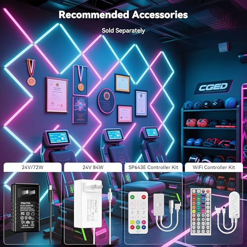 PAUTIX Tira LED RGB COB 5m 24V con Control WiFi miniatura 3