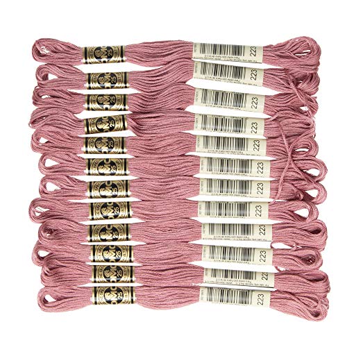 Image of DMC 6-Strand Embroidery Cotton Floss, Medium Shell Pink
