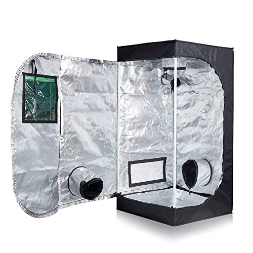 Topolite 24"X24"X48" Indoor Grow Tent Hydroponic Growing Dark Room Green Box With Viewing Window #TOP10