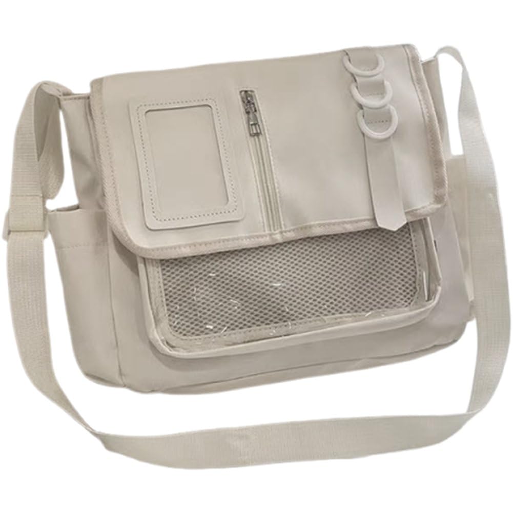 Fituenly Ita Bag Crossbody, Japanese School Messenger Bag, Pin Display Bag, Cute Messenger Shoulder Bag for Women Girls Tote Bag