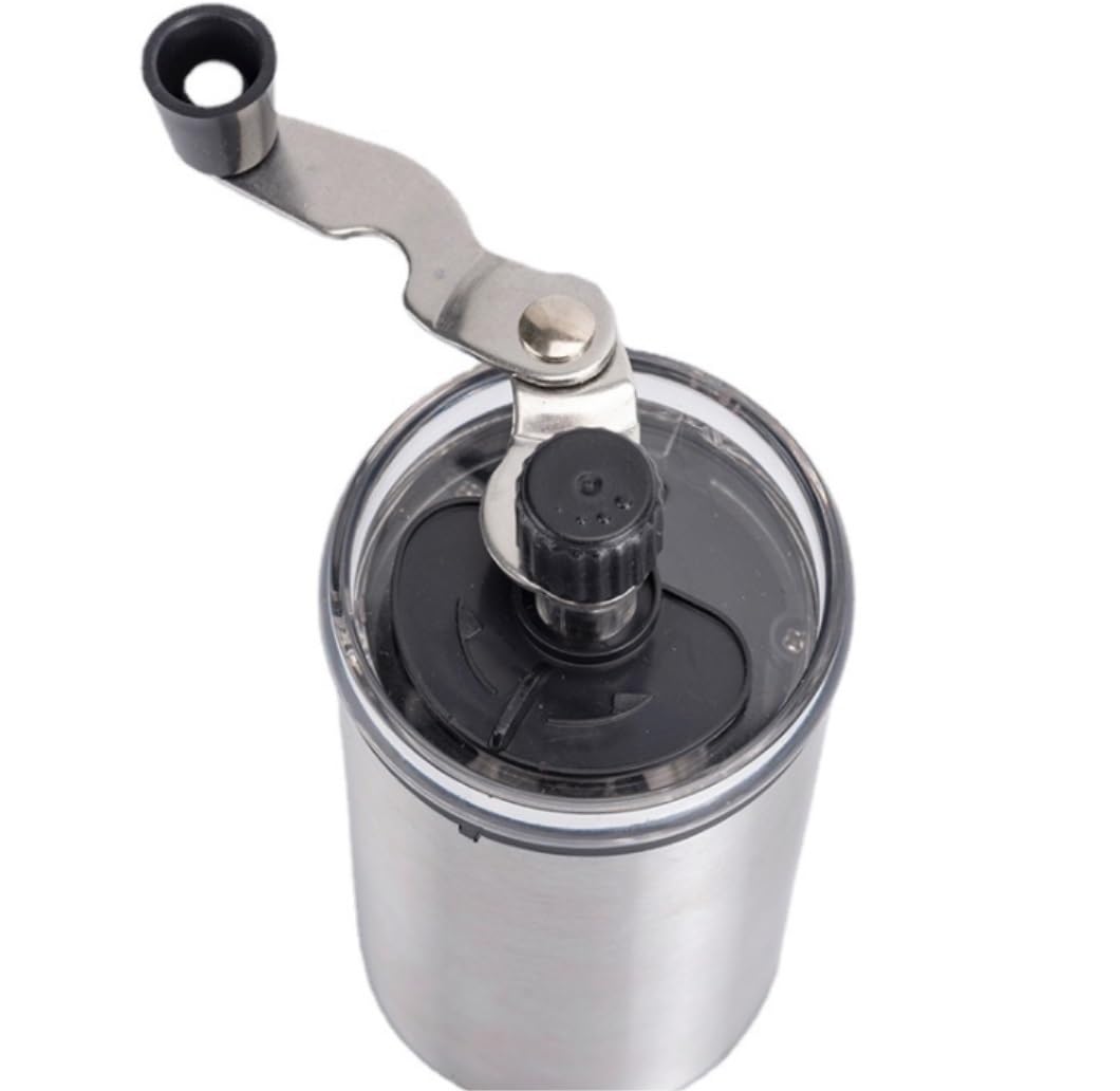 Molinillo Café Oficina Manivela manual y molinillo desmontable Granos de café Molinillo especias con caja almacenamiento para cocina Vintage Moledor de Cafe