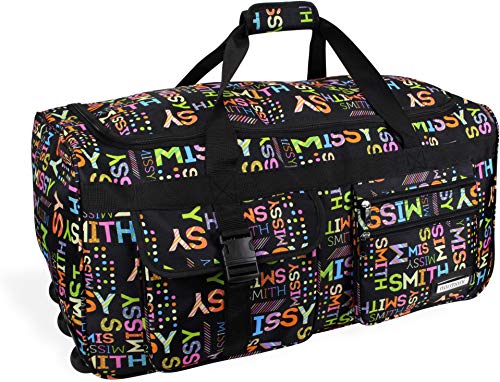 Reisetasche 100-150 L Reise-Trolley Jumbo XXL Big-Travel mit 2 Rollen und großem Hauptfach - riesig, Leichter und Stabiler Trolley von normani Missy XXL