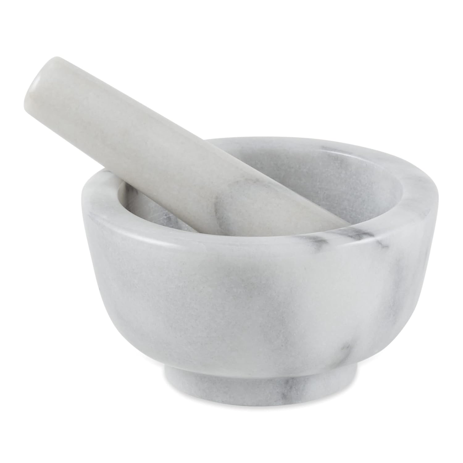 RSVP White Marble Mortar and Pestle Home & Kitchen