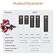 AQQA Aquarium Heizung,800W PTC Aquarium Heizstab mit Thermostat,Einstellbare Temperatur Aquarium Heizer mit Externem LED Controller Display,Aquarien Heizung für 300-880L