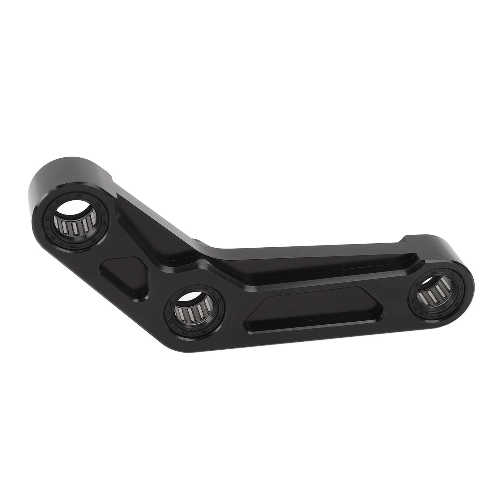 aqxreight Link di abbassamento posteriore in lega di metallo per moto, compatibile con MT07 YZF R7 2014 2024 ad alta velocità e stabilità (nero)