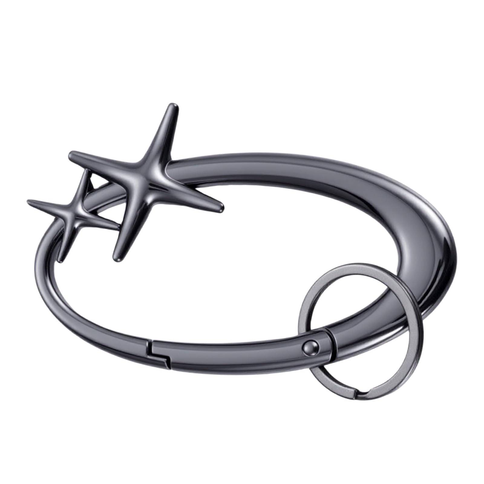 MBAIYO Cute Star Carabiner,Star Carabiner Keychain Karabiner Heavy Duty for Car Keys Purse Handbag Backpack Bag Charms