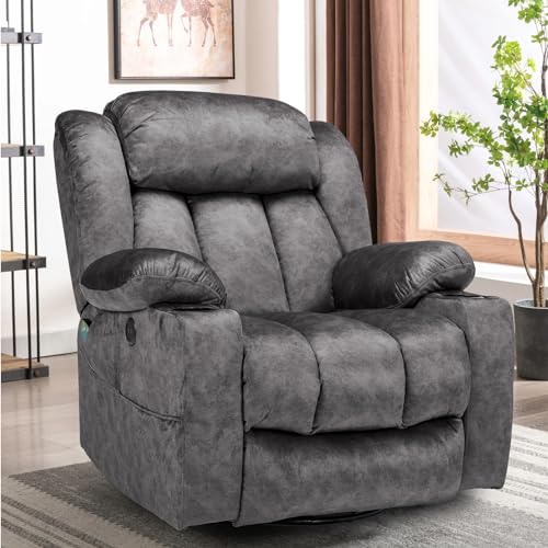 Sillón Plegable Tela Peluche Gris miniatura 1