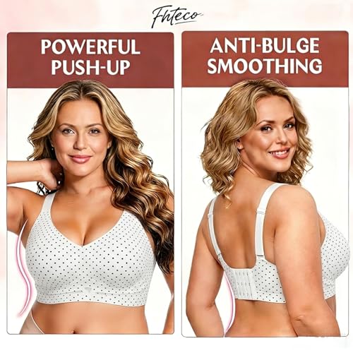 Image of Smoothing Bra Anti Sagging Wireless Push Up Bras for Women No Underwire Full Coverage Bra Comfy Bras for Women