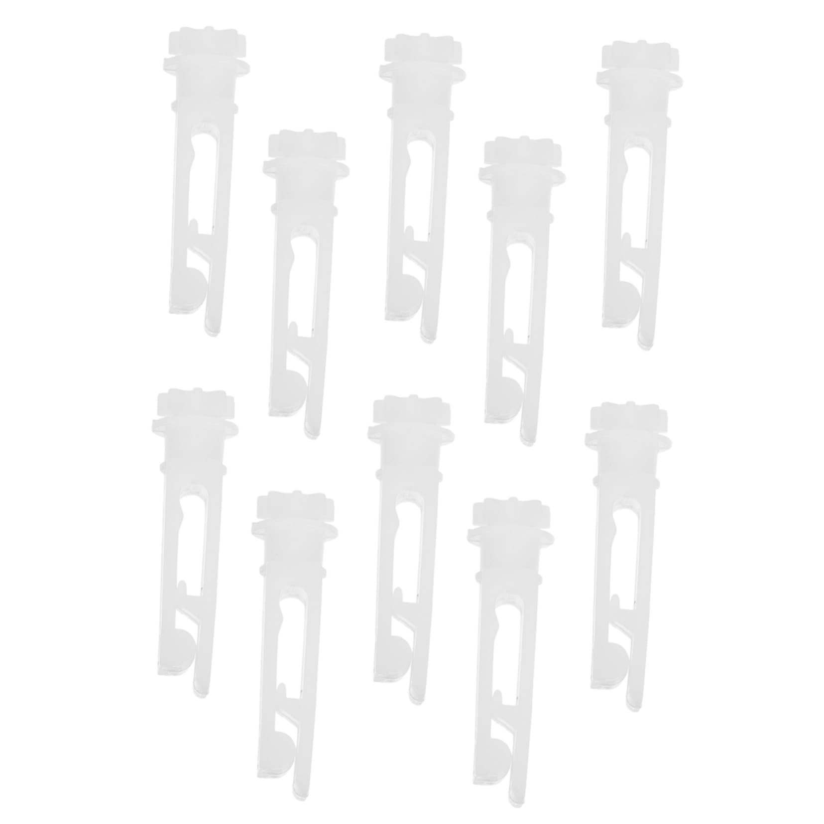 FUNOMOCYA Curtain Parts Set 10pcs Vertical Blinds Pulley Lightweight Pvc for Home Decor