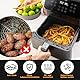 3 Stück Airfryer Silikonform Heißluftfritteuse, Airfryer Zubehör für Cosori, Philips, Tefal, Ninja, Russell Hobbs, Heissluftfritteuse Zubehör Wiederverwendbar anstelle Backpapier