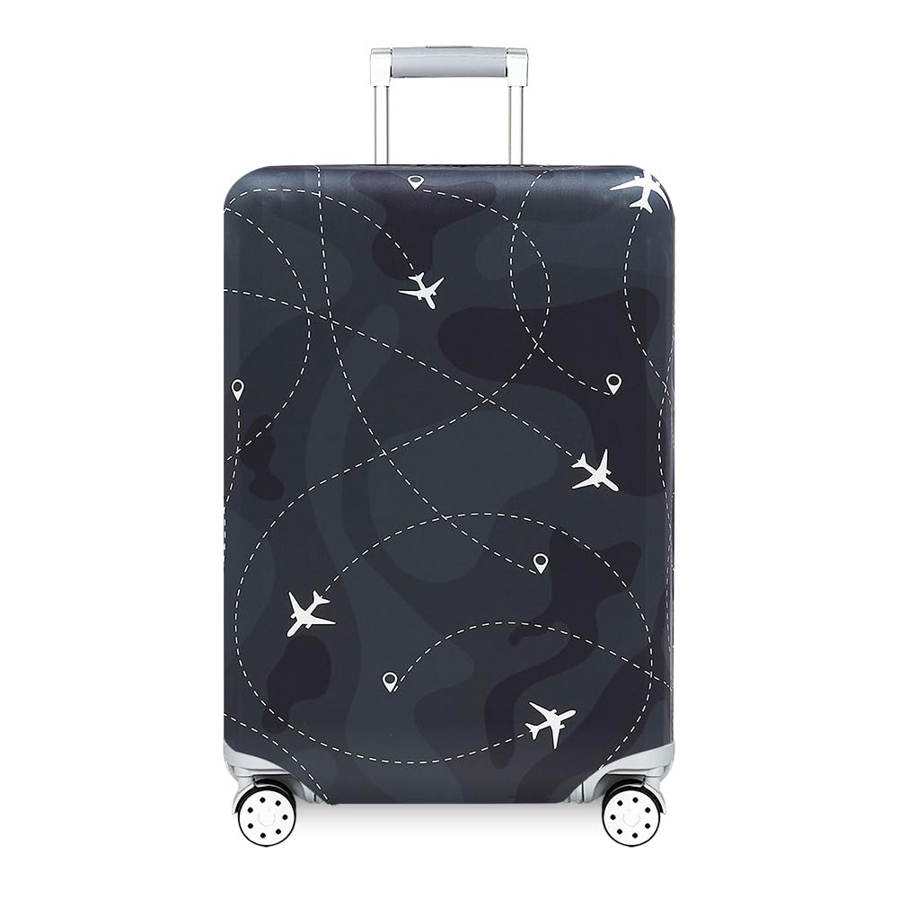 Funda para maleta de 22 a 28 pulgadas, funda para equipaje, funda para equipaje de viaje, funda protectora con ruedas, funda protectora, Insignia de vuelo, L-25-28 Zoll, Ocio