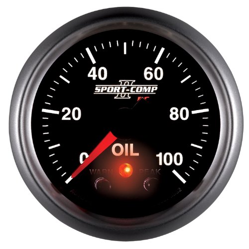 Image of Auto Meter 3652 2-1 /16 inch 0-100 PSI Full Sweep Electric Oil Pressure Gauge