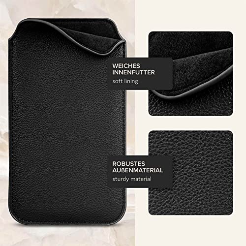 Étui fin Sony Xperia 10 housse noire microfibre de qualité supérieure - 7
