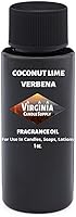 Vista 1 de Aceite de fragancia de verbena de coco y lima (nuestra versión de la marca) (botella de 1 onza) para hacer velas, hacer jabón, hacer tartas
